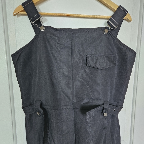 Black Adjustable Lightweight Overalls Sz XL - Picture 3 of 5